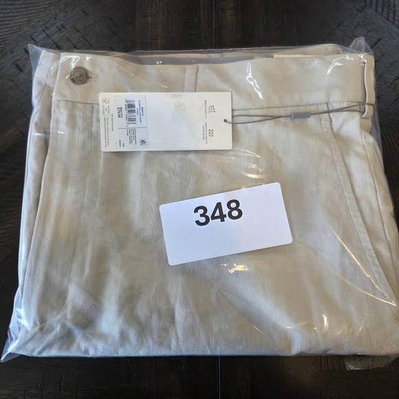 Men's Walter Hagen Clubhouse Khaki Linen Shorts Size 40 Golf Outdoor Active - Picture 9 of 9